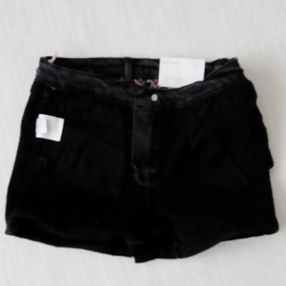 Jessica Simpson Kiss Me Rhinestone Studded Shorts - Picture 6 of 8